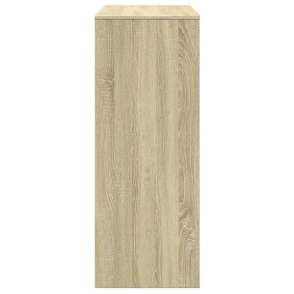 vidaXL Barbord med stativer sonoma eik 90x40x103,5 cm konstruert tre