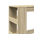 Miniatyrbilde 8 av 11: vidaXL Barbord med stativer sonoma eik 90x40x103,5 cm konstruert tre