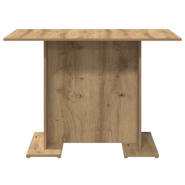 vidaXL Ruokapöytä käsityöläinen tammi 110x60x75 cm lastulevy
