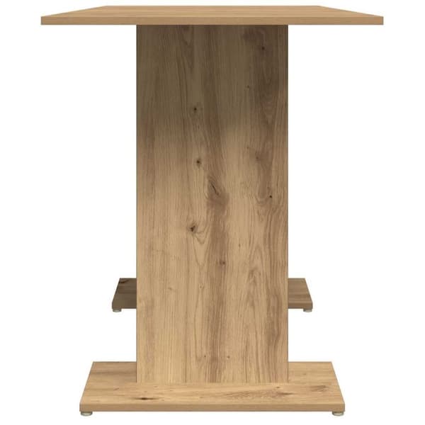 vidaXL Ruokapöytä käsityöläinen tammi 110x60x75 cm lastulevy
