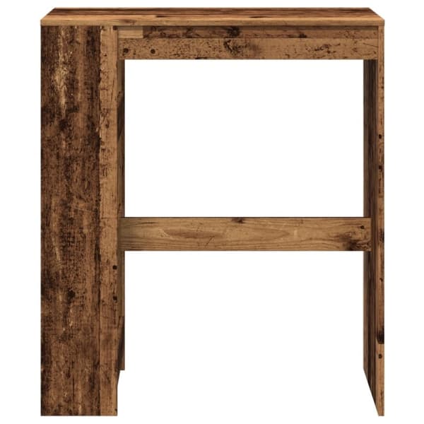 vidaXL barbord m. stativer 90x40x103,5 cm konstrueret træ gammelt træ