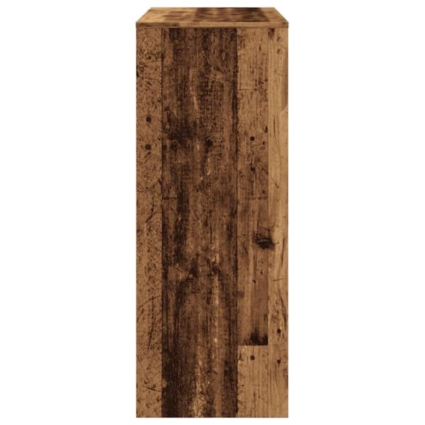 vidaXL barbord m. stativer 90x40x103,5 cm konstrueret træ gammelt træ