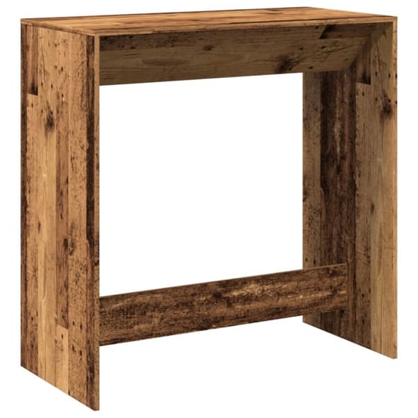 vidaXL Barbord gammelt tre 102x50x103,5 cm konstruert tre