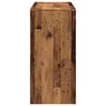 Miniatyrbilde 6 av 11: vidaXL Barbord gammelt tre 102x50x103,5 cm konstruert tre
