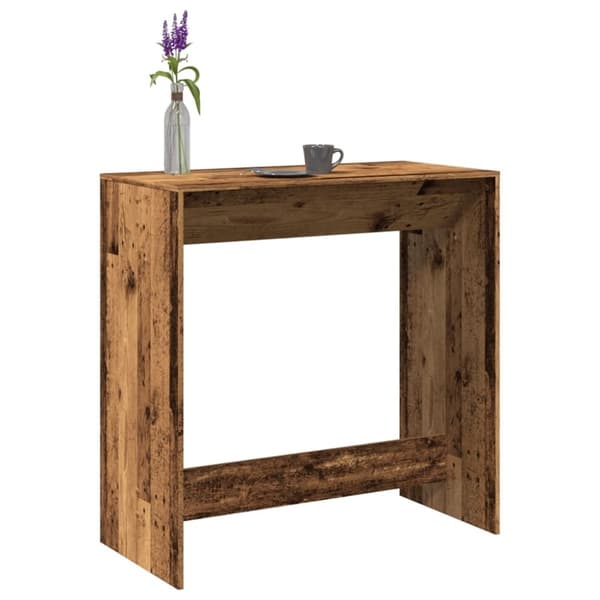 vidaXL Barbord gammelt tre 102x50x103,5 cm konstruert tre
