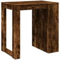 Miniatyrbillede 8 af 11: vidaXL barbord 102x70x103,5 cm konstrueret træ røget egetræsfarve