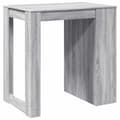 Miniatyrbilde 8 av 11: vidaXL Barbord grå sonoma eik 102x70x103,5 cm konstruert tre