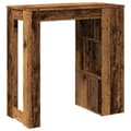 Miniatyrbillede 7 af 11: vidaXL barbord m. stativer 102x50x103,5 cm konstrueret træ gammelt træ