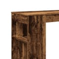 Miniatyrbillede 8 af 11: vidaXL barbord m. stativer 102x50x103,5 cm konstrueret træ gammelt træ
