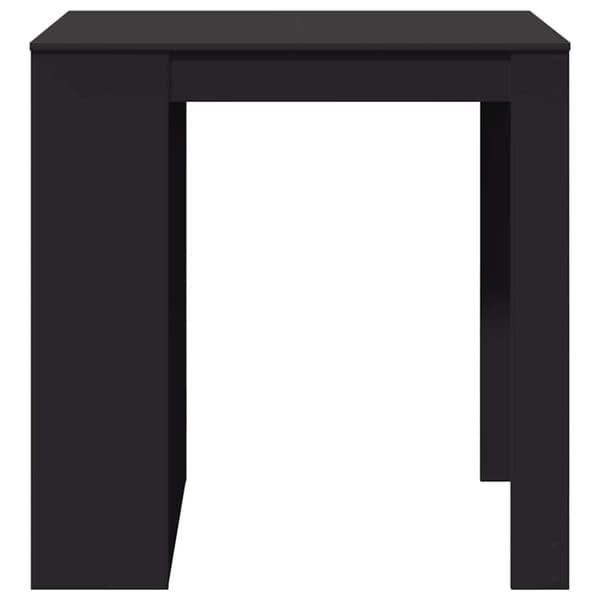 vidaXL barbord 102x70x103,5 cm konstrueret træ sort