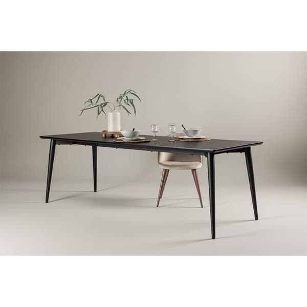 Ellis spisebord 85x230cm sort.