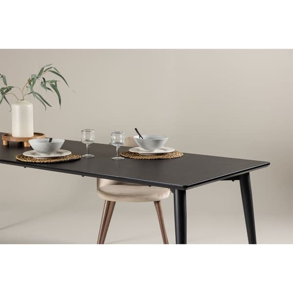 Ellis spisebord 85x230cm sort.