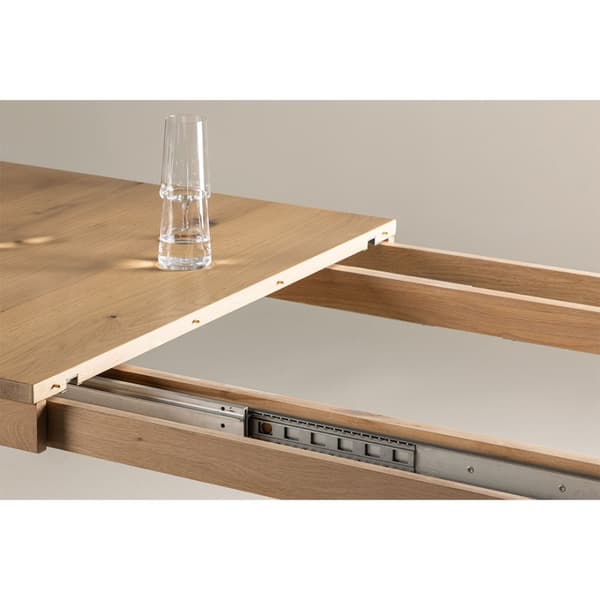 Slider matbord 95x170 cm natur.