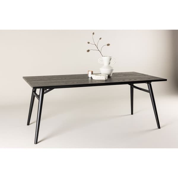 Sleek spisebord 95x195cm sort.