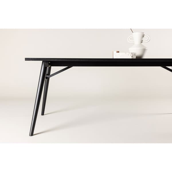 Sleek spisebord 95x195cm sort.