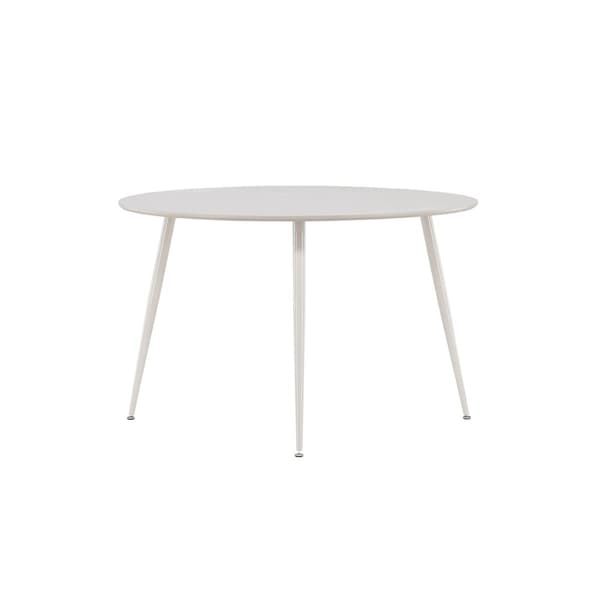 Plaza spisebord Ø120cm beige.