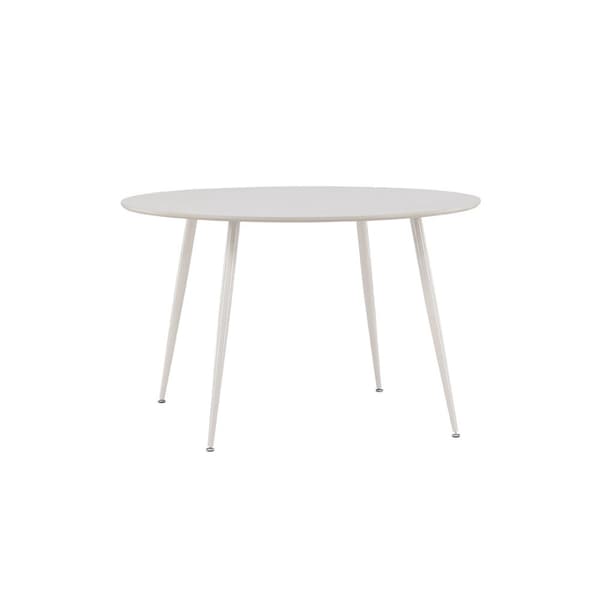 Plaza spisebord Ø120cm beige.