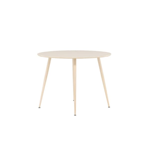 Plaza matbord Ø100 cm whitewash.