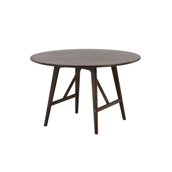 Kaseidon matbord Ø100 cm mörkbrun.