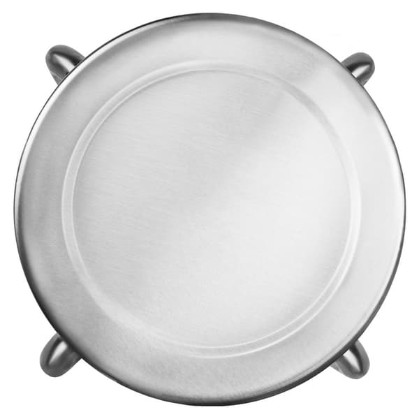 Pyöreä ruostumattomasta teräksestä valmistettu jakkara keittiöön
