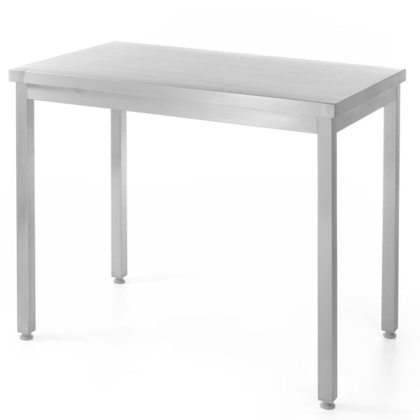 Central køkkenbordplade i stål 120x60cm - Hendi 811283