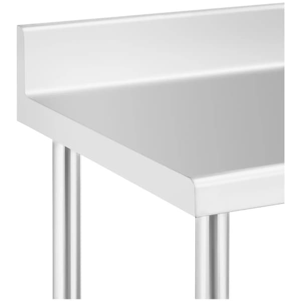 Bord, væghængt bordplade med kant, på hjul, 1 hylde, 120 x 60 cm, op til 158 kg