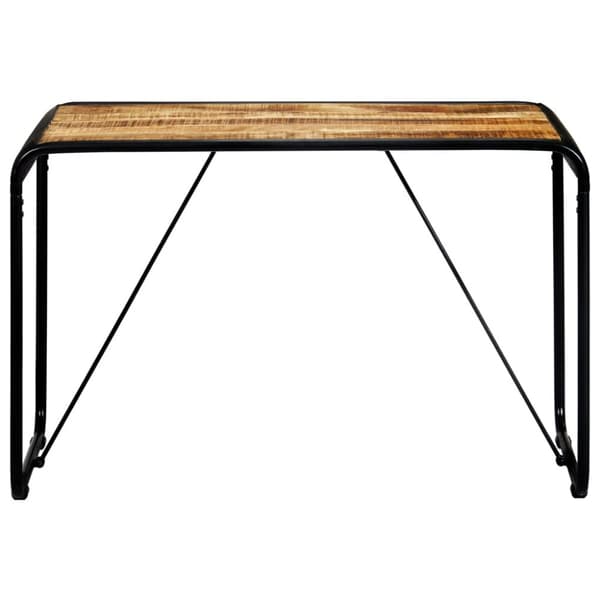 Matbord 118x60x76 cm massivt grovt mangoträ