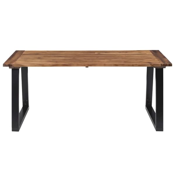 Matbord massivt akaciaträ 180x90 cm
