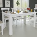 Miniatyrbild 1 av 2: Matbord 140x80x75 cm vit