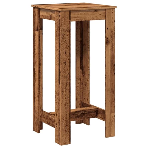 Barbord gammalt trä 51x50x103,5 cm konstruerat trä