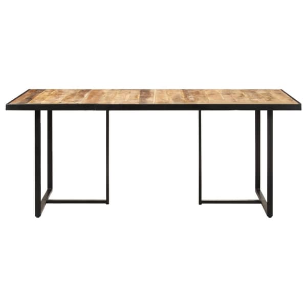 Matbord 160 cm grovt mangoträ