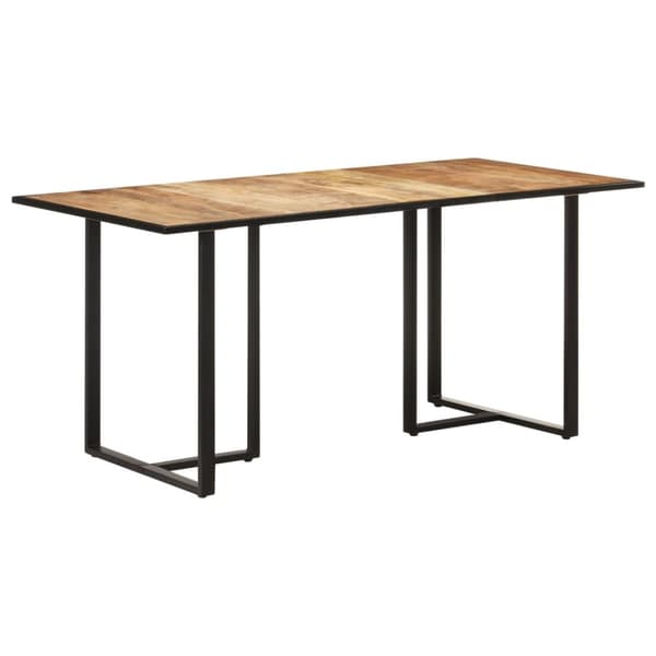 Matbord 160 cm grovt mangoträ