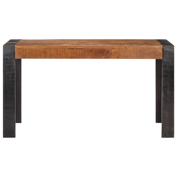 Matbord 140x70x76 cm massivt grovt mangoträ
