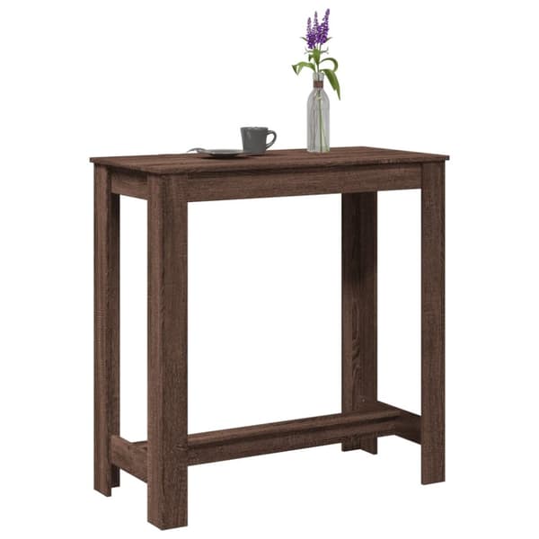 Barbord brun ek 102x50x103,5 cm konstruerat trä