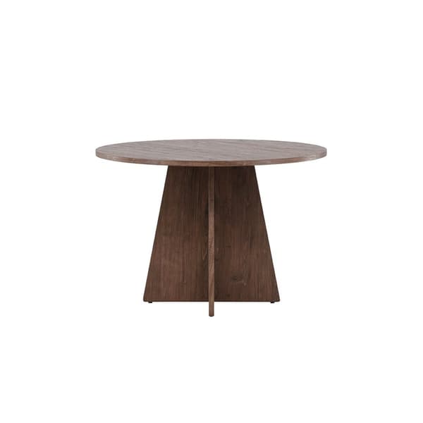 Bootcut spisebord Ø110cm mocca.