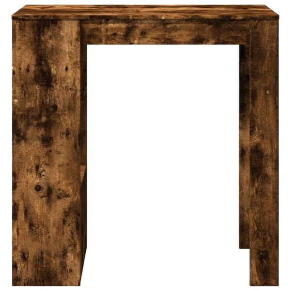 barbord m. stativer 102x50x103,5 cm konstrueret træ røget eg