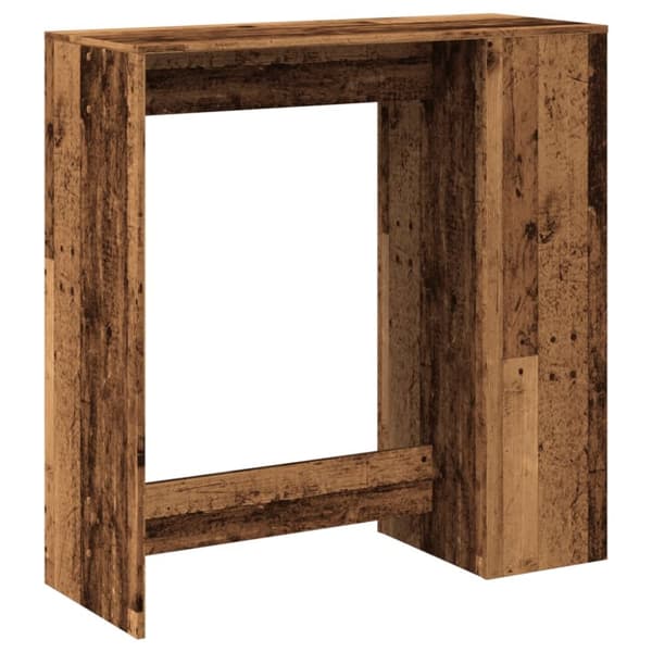 barbord m. stativer 101x40x103,5 cm konstrueret træ gammelt træ