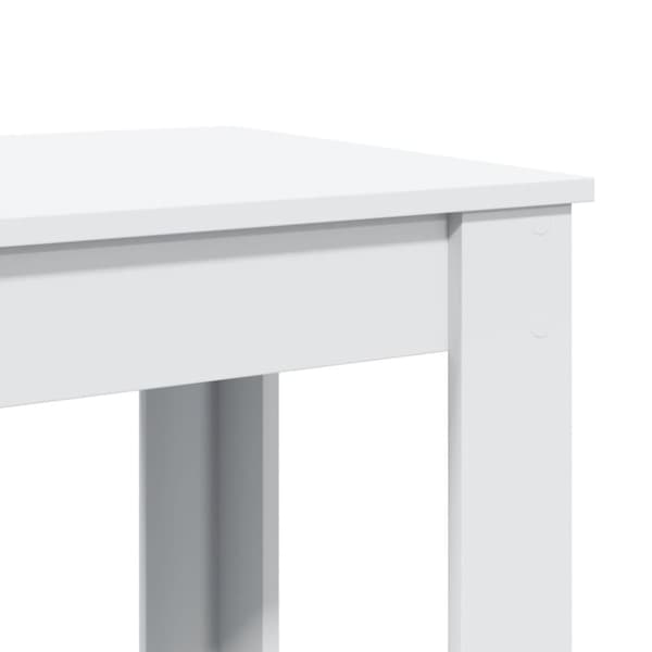 Barbord vit 102x50x103,5 cm konstruerat trä