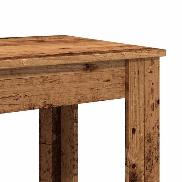 Barbord gammalt trä 102x50x103,5 cm konstruerat trä