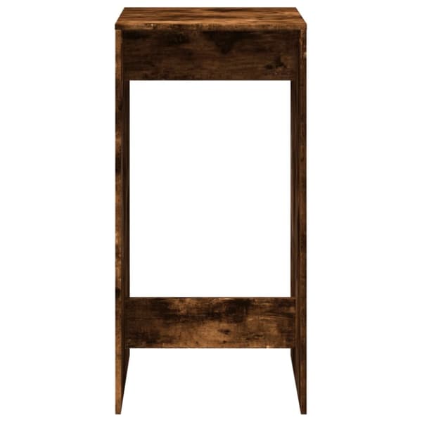 Barbord rökfärgad ek 51x50x103,5 cm konstruerat trä