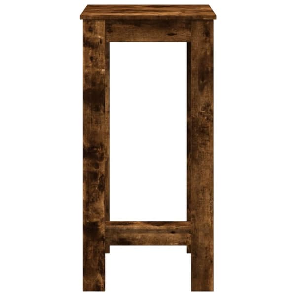 Barbord rökfärgad ek 51x50x103,5 cm konstruerat trä