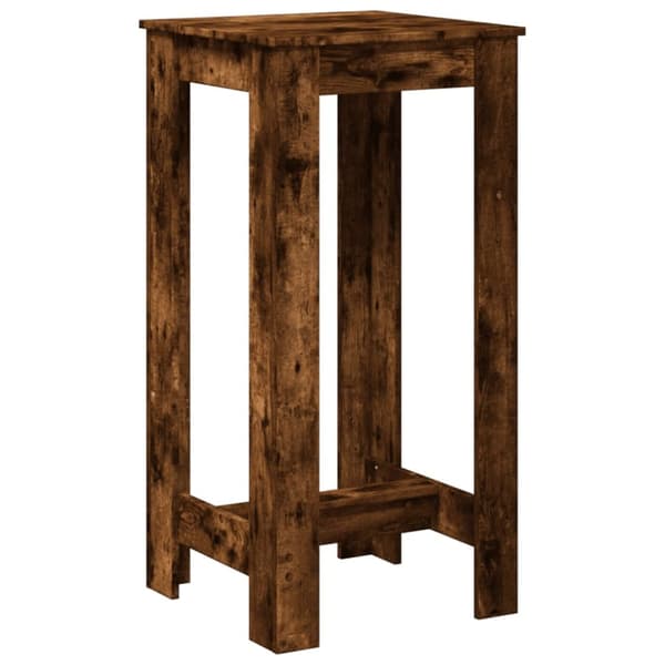 Barbord rökfärgad ek 51x50x103,5 cm konstruerat trä
