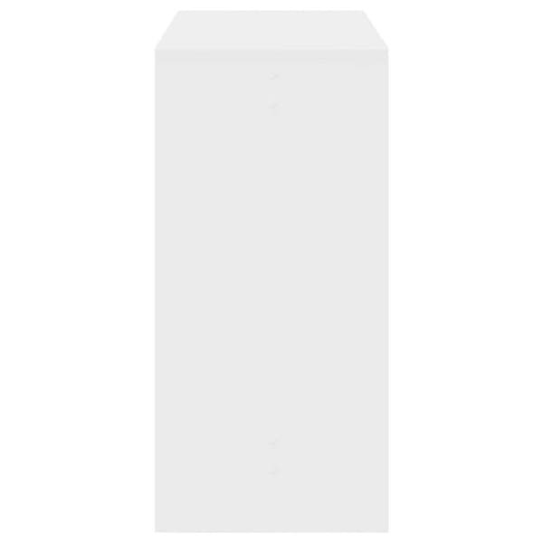 Barbord vit 102x50x103,5 cm konstruerat trä