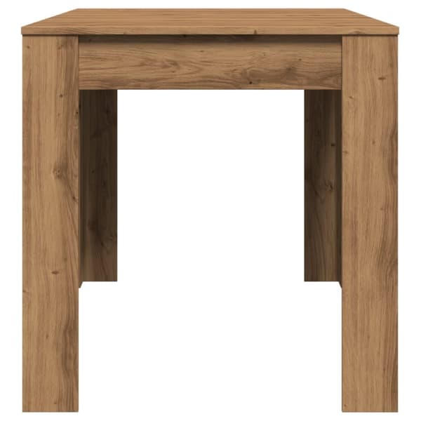 Matbord artisan ek 140x74,5x76 cm konstruerat trä