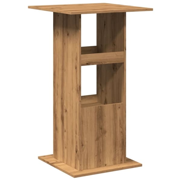 Barbord med förvaring artisian-ek 60x60x102 cm konstruerat trä