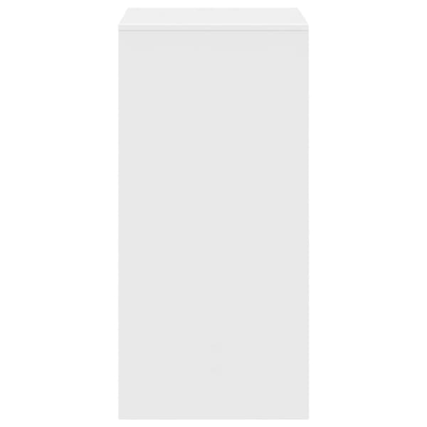 barbord 51x50x103,5 cm konstrueret træ hvid