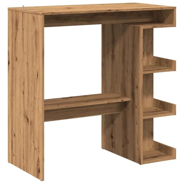 Barbord med hyllor artisan ek 100x50x101,5 cm