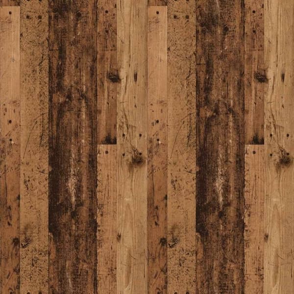 vidaXL spisebord 120x60x76 cm konstrueret træ antikt træ