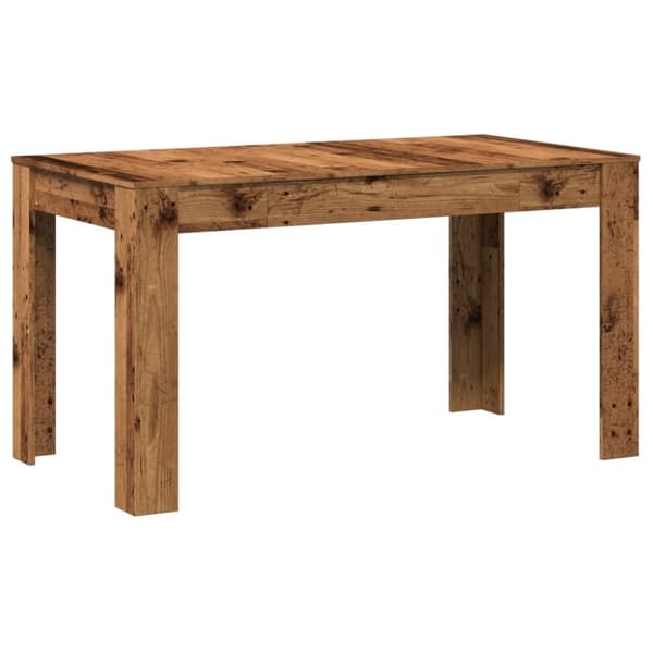 vidaXL Ruokapöytä vanhaa puuta 140x74,5x76 cm lastulevy