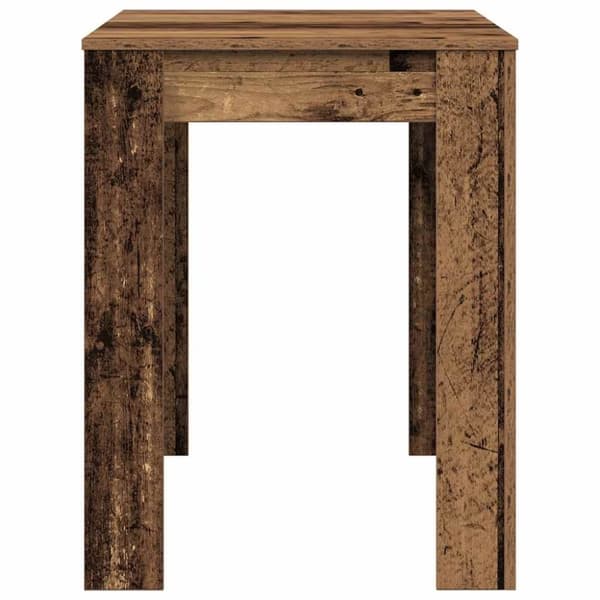 vidaXL Spisebord gammelt tre 120x60x76 cm konstruert tre
